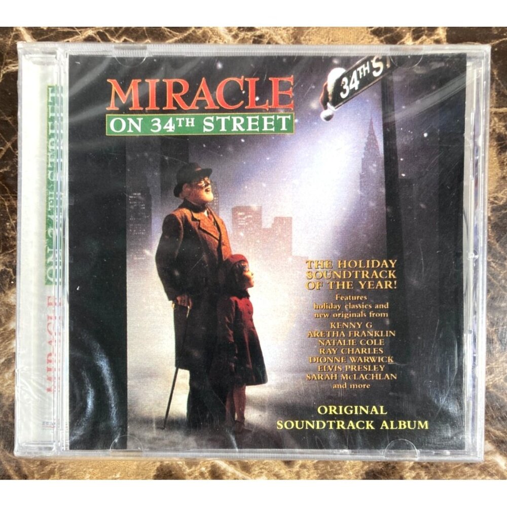 Miracle on 34th Street 1994 Christmas Movie Soundtrack SEALED Elvis Ray Charles